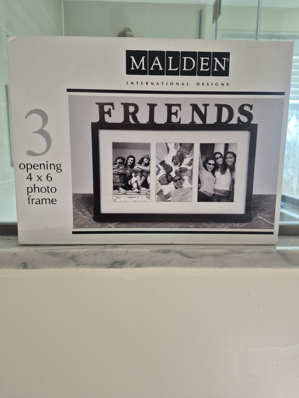 Malden Black 3-Opening Friends Photo Frame